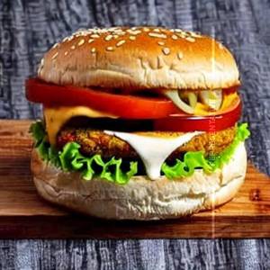 Veg classic burger