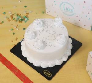 Eggless White Forest Cake
