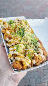 French Fries Chicken Popcorn Loaded With Mayo