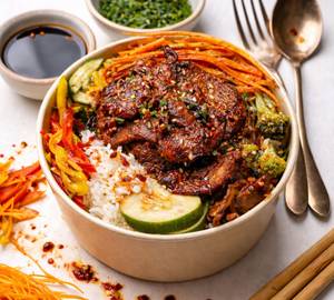 Chilli Oil Pork Rice Bowl