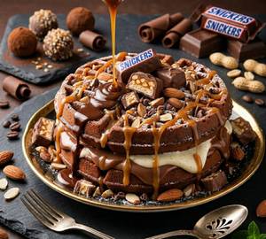 Snickers Waffle