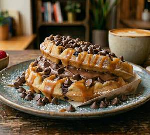 Chocolate Chips Waffle