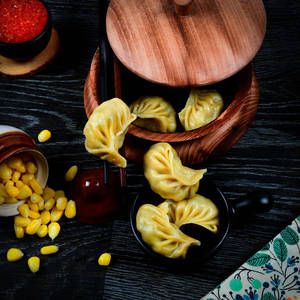 Corn N Chese Momos