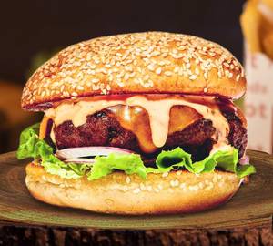 Salad tikki burger