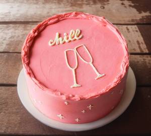 Cheers Friendship Mango Design Cake