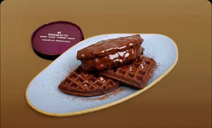 Belgium milk chocolate waffle