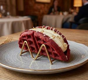 Royal Red Velvet Waffle