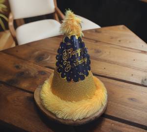 Birthday Cap Golden
