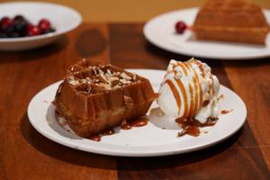 Salted Caramel Waffle