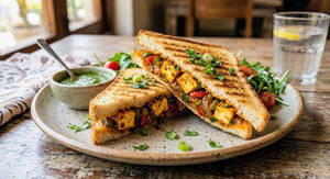 Paneer Chilli Sandwich