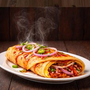 Egg schezwan roll [2 eggs]