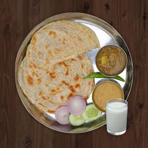 Malabar Parata + Jeera Rice Combo + Masala Butter Milk