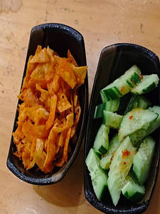 Crunchy Nibbles & Zesty Sweet Chilly Cucumber