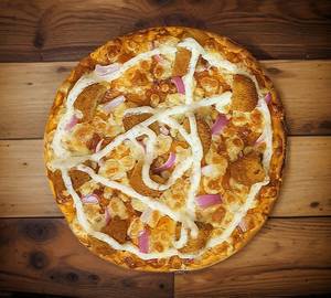 Chicken nuggets pizza