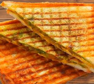Grilled Sweet Corn+fry paneer sandwich 
