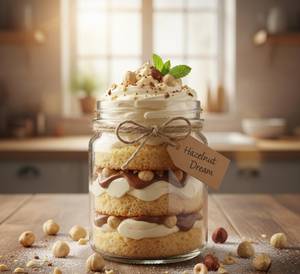 Hazelnut cake jar
