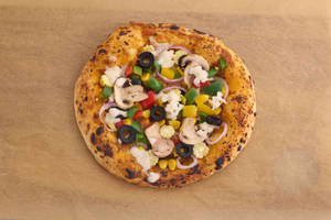 Vegan Veggies Loaded Pizza