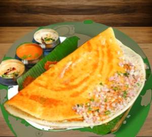 Onion dosa (1piece)