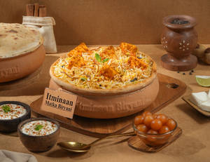 1 KG Original Paneer Matka Biryani + FREE Dessert