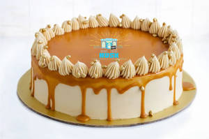 Salted Caramel Vanilla Cake