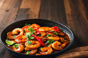 Chilly Prawn Dry [16 Nos]