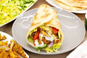 Chicken salad shawarma