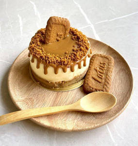 Lotus Biscoff Baked Cheese Mini Cake