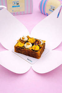 Lemon Blueberry Dry Cake Slice