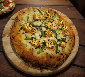 Farali capsicum paneer pizza [6"]