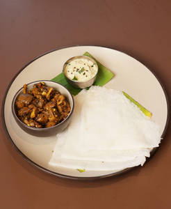 Coorg Mushroom Roast With Neer Dosa