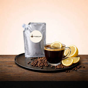 Black Lemon Hot Coffee Flask With Kulhad [ Serves 4 Kulhad  300Ml]