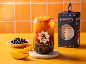 Mango Raspberry Bubble Tea