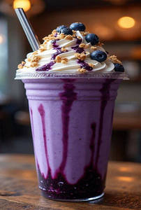Black Current Milkshakes