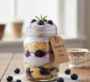 Blueberry cake jar