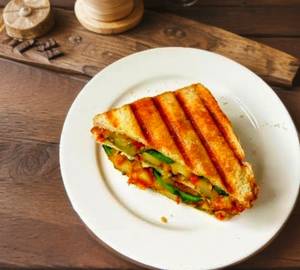 Grilled Alloo Patty Sandwich