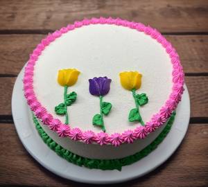 Colour Full Flowers Customize Truffle Cake