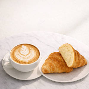 Cappuccino + Butter Croissant