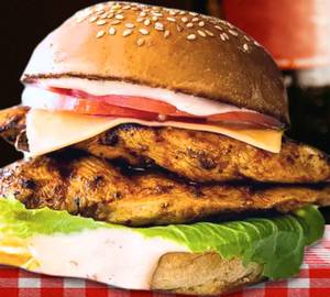 Grilled Chicken Cheese Patty Burger