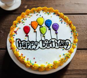 Celebrate Birthday Vanilla Cake