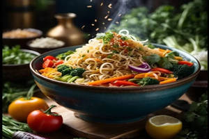 Vegetable Hakka Noodles (500 Gms )