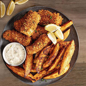 Fish & Chips - Crumbed Fried