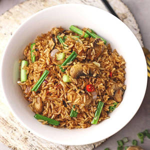 Mushroom Fried Rice
