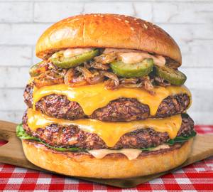 Moroccan Lamb Smash Burger