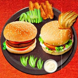 Veg United States of Punjab Jr Burger