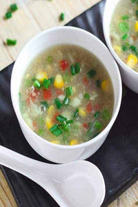 Sweet Corn Veg Soup