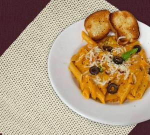 Paneer red pasta