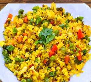 Special Poha Vegetable