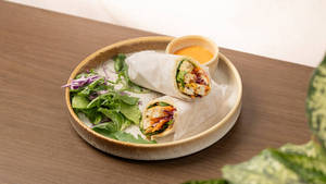 Hot Honey Tofu Wrap