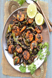 Prawns Pepper Fry