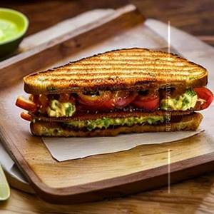 Corn jalapeno grilled sandwich